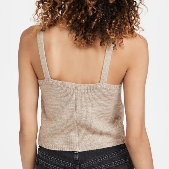 Shopbop English Factory Sweater Tank Style # EFACT30509 Wool Cropped Camisole XS - Picture 6 of 11